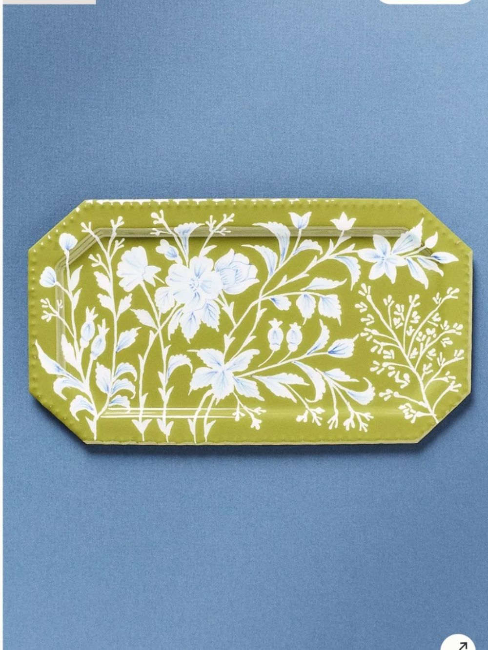 Anthropologie "Trinket tray in enamel cottage core" NWT - Picture 2 of 3